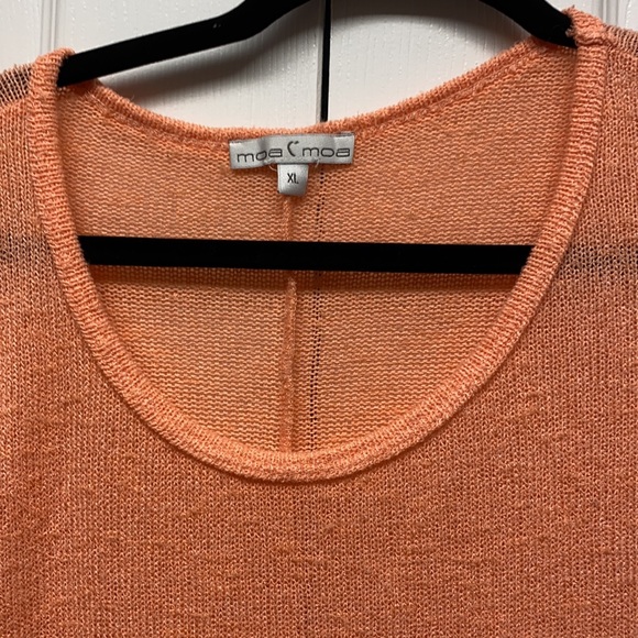 Oversized peach sweater - Picture 2 of 4